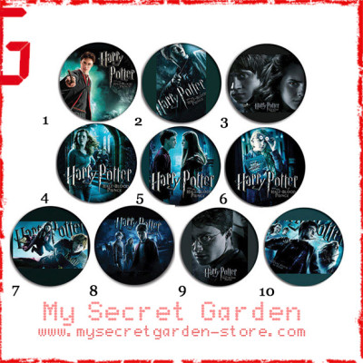 Harry Pottxx - Movie Pinback Button Badge Set ( or Hair Ties / 4.4 cm Badge / Magnet / Keychain Set )